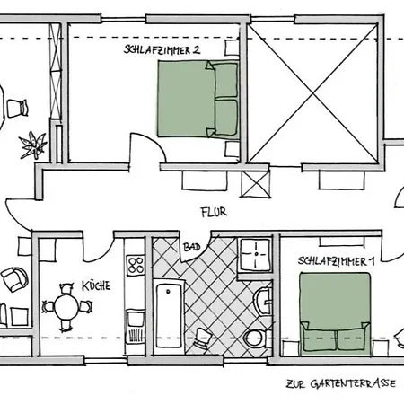 Ostseeurlaub Mit Parkblick Und Sauna *